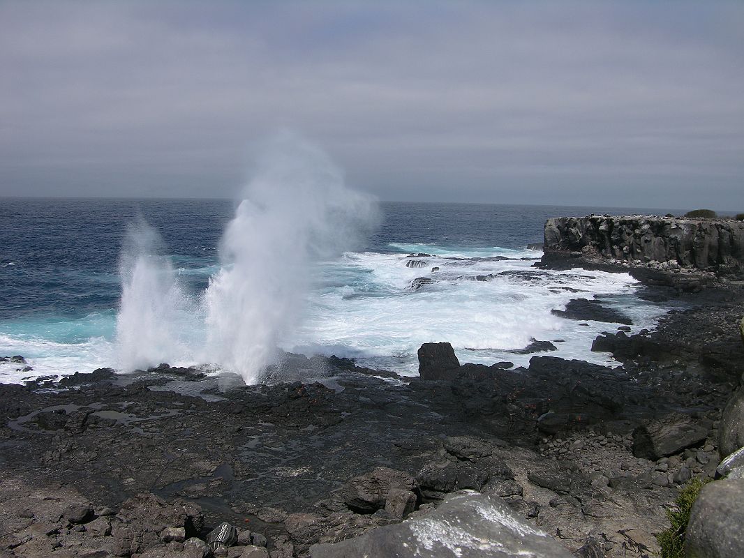 Galapagos 3-1-13 Espanola Punta Suarez Blowhole